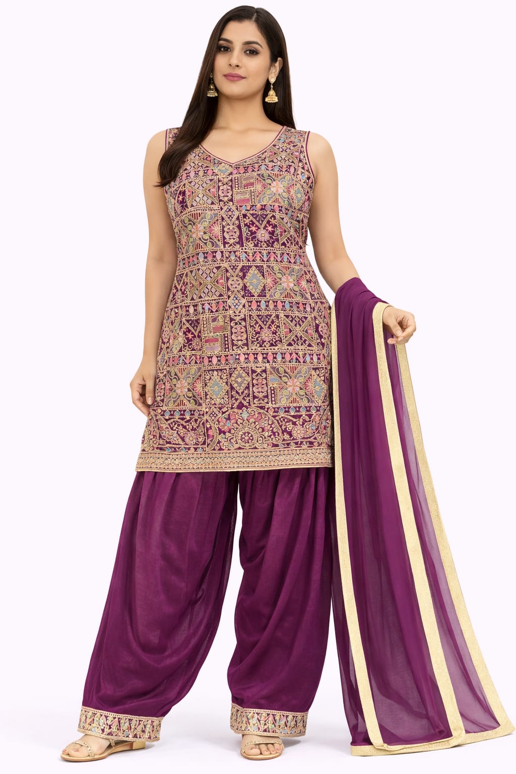 AFGANI SALWAR KURTA D.NO. 1028