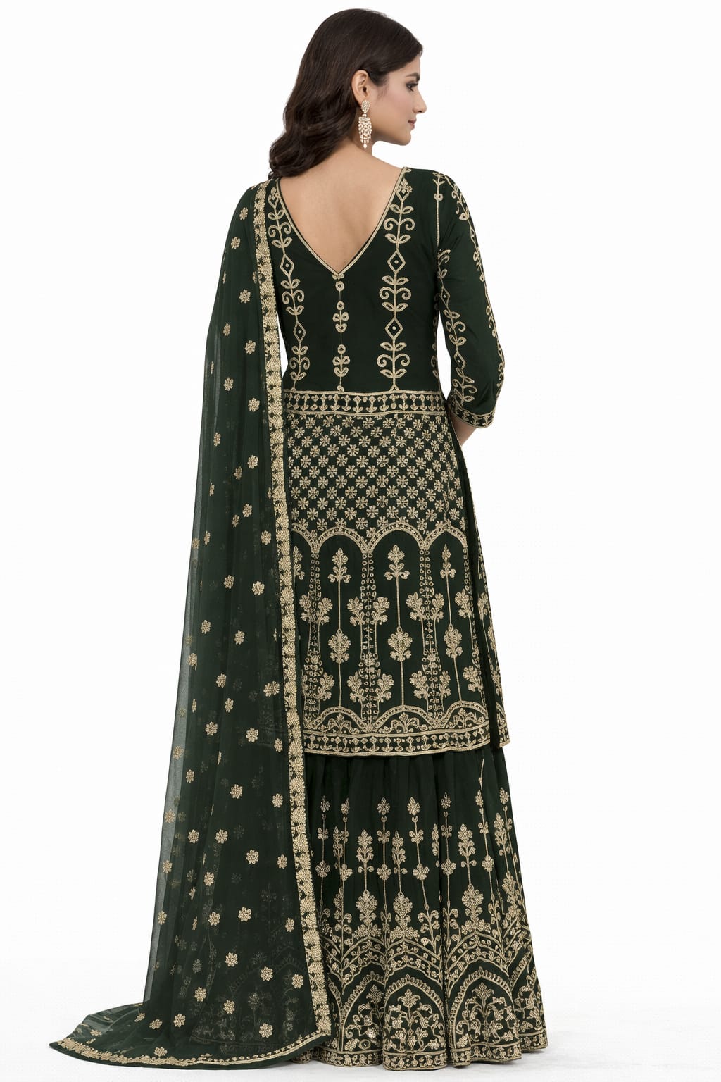 ALIA CUT ANARKALI SHIRT D.NO. 1023