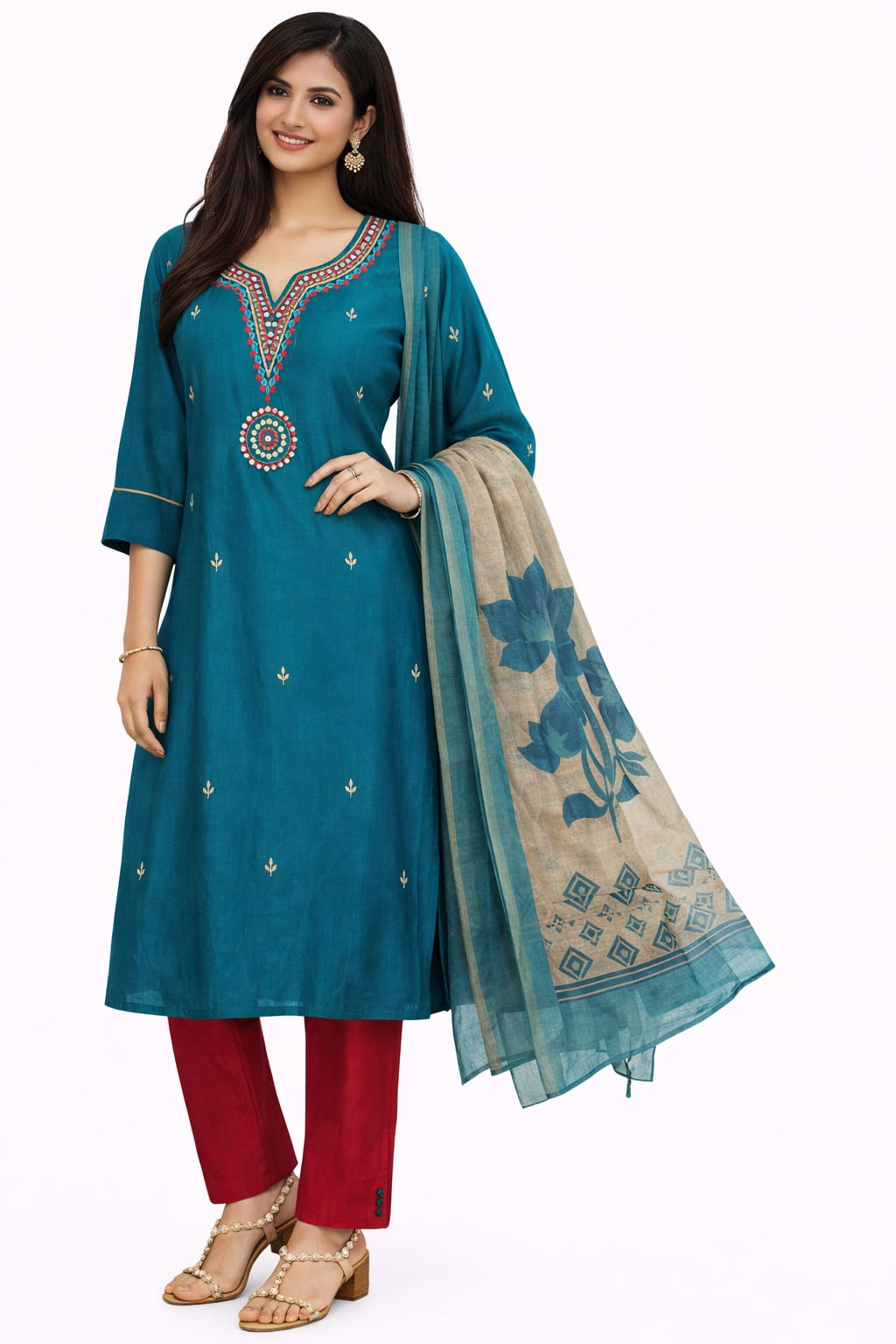 PANT PLAZO D.NO. 1016