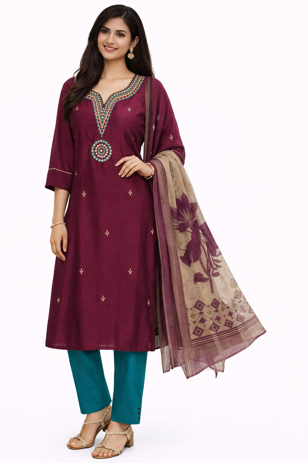 PANT PLAZO D.NO. 1016