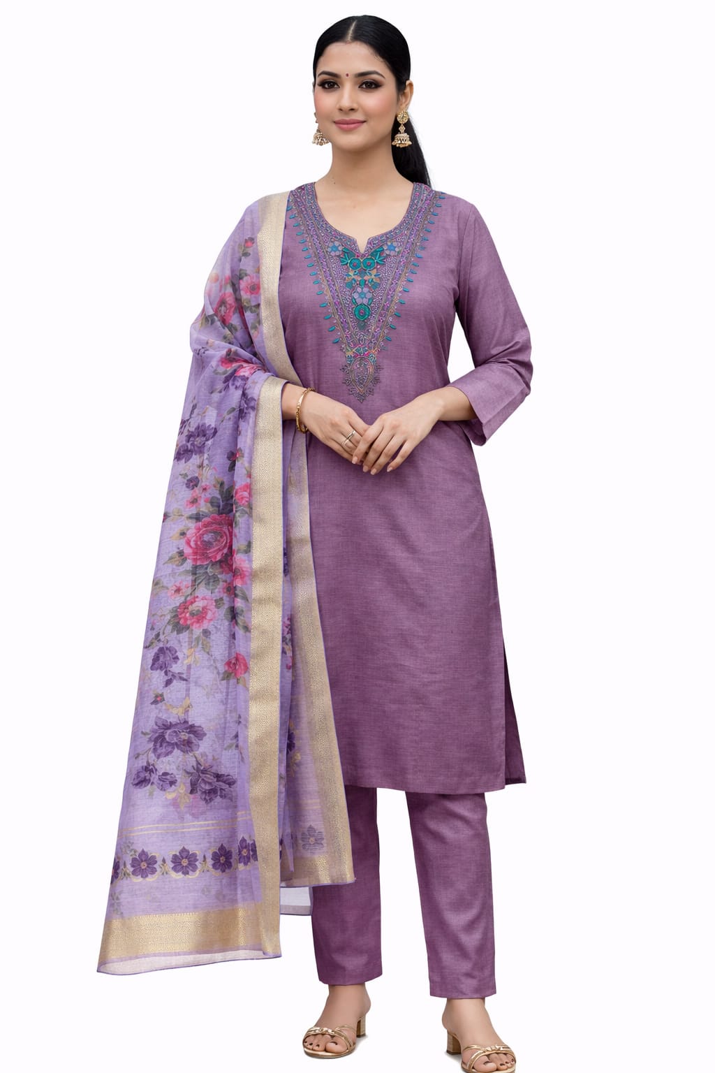 PANT PLAZO D.NO. 1018