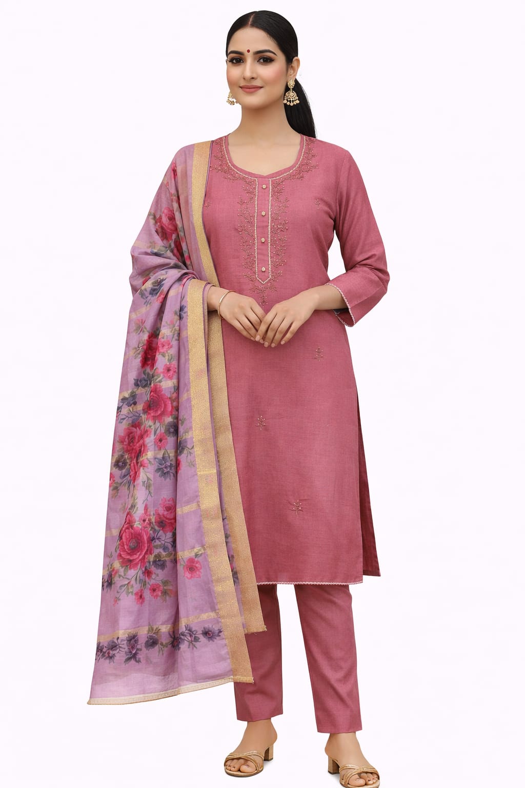 PANT PLAZO D.NO. 1019