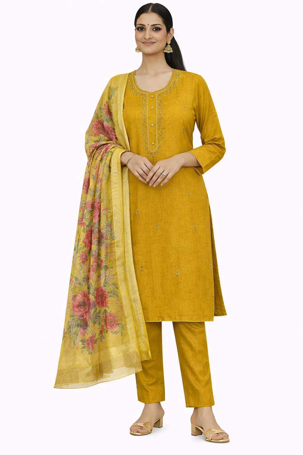 PANT PLAZO D.NO. 1019