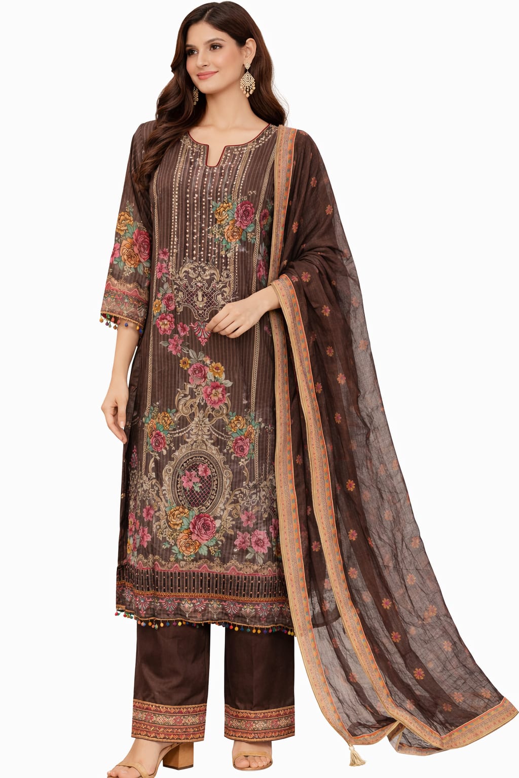 PLAZO SUIT D.NO. 1013