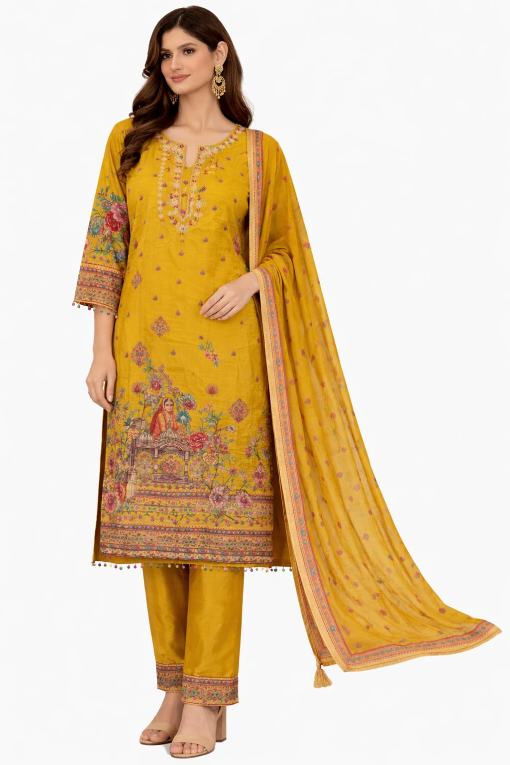 PLAZO SUIT D.NO. 1014