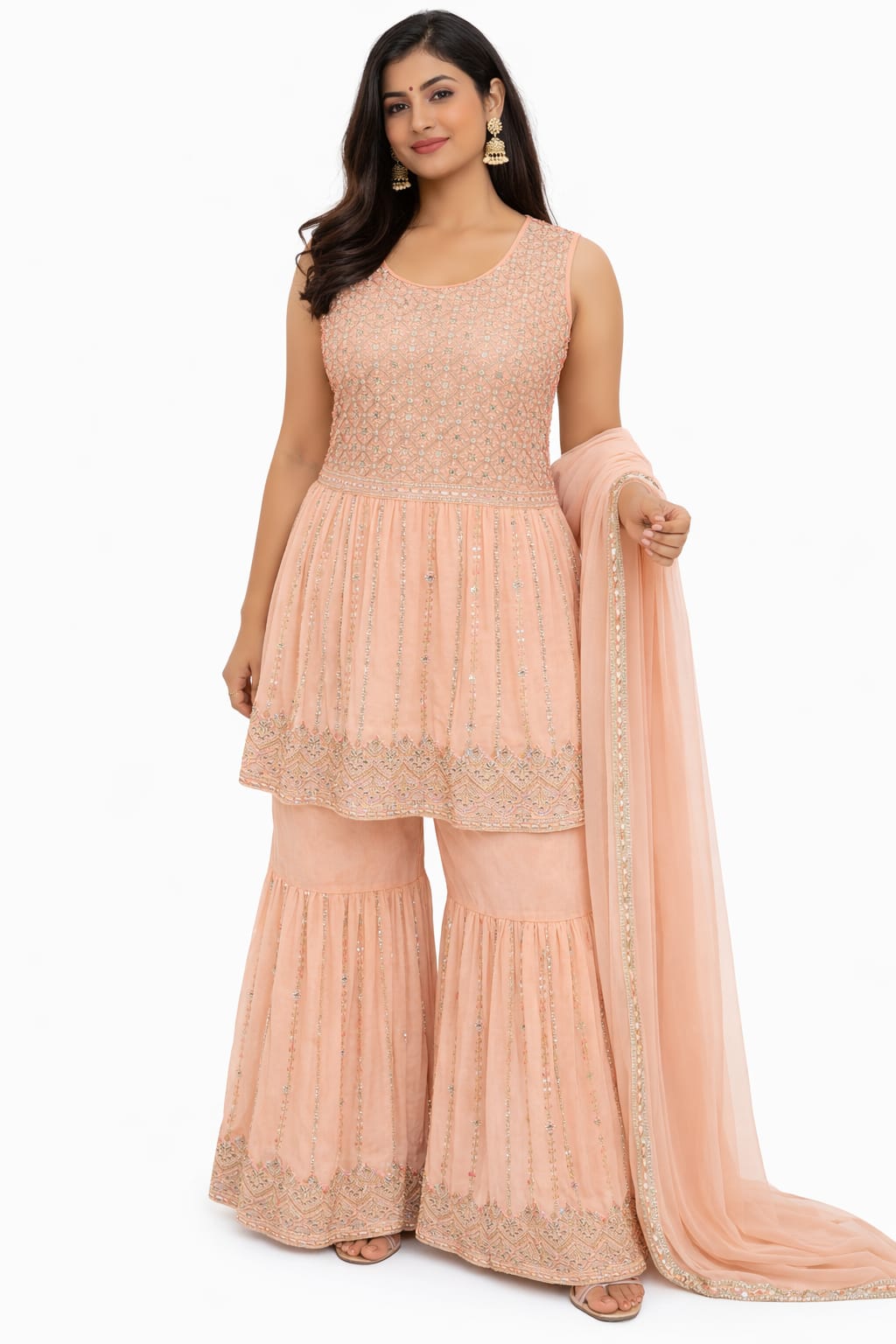 SHARARA SUIT D.NO. 1024